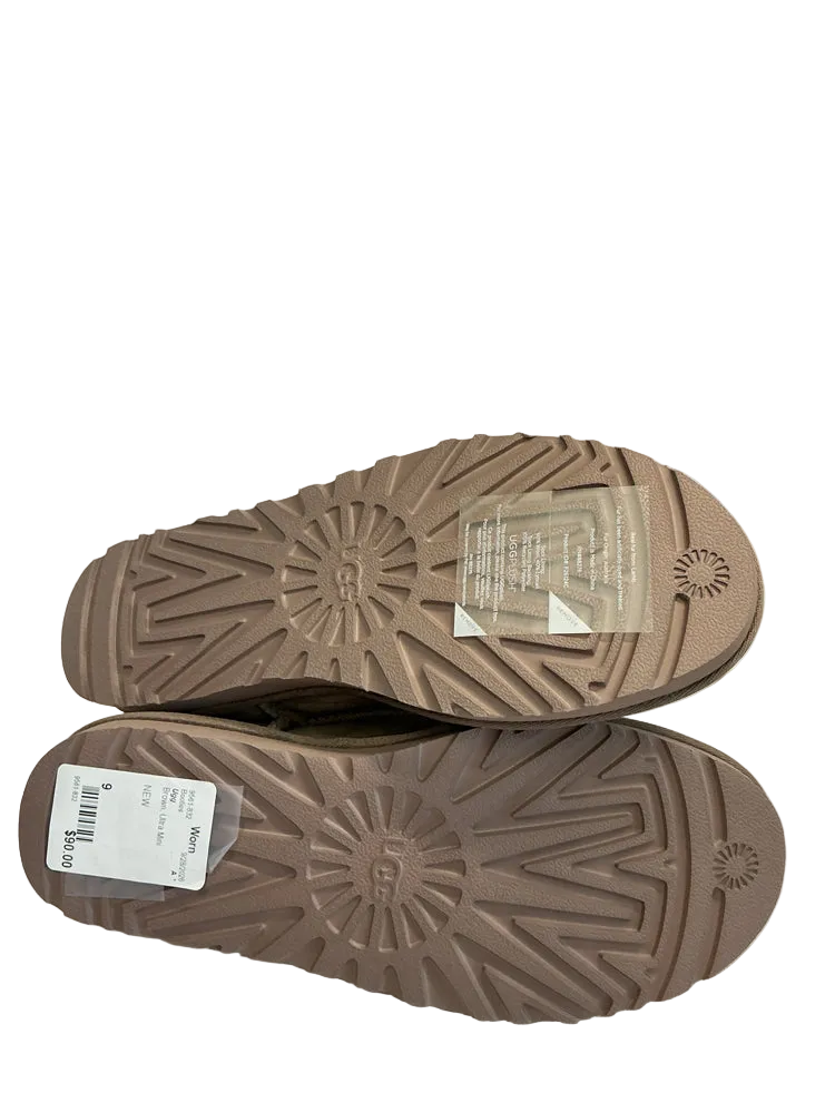 Ugg Shoe Size 9 Brown Ultra Mini Booties