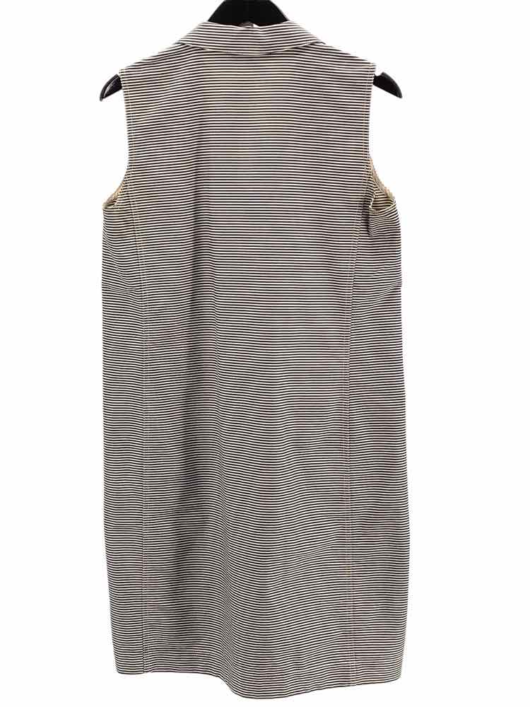 Lafayette 148 Size 6 Navy & white Rudy Dress
