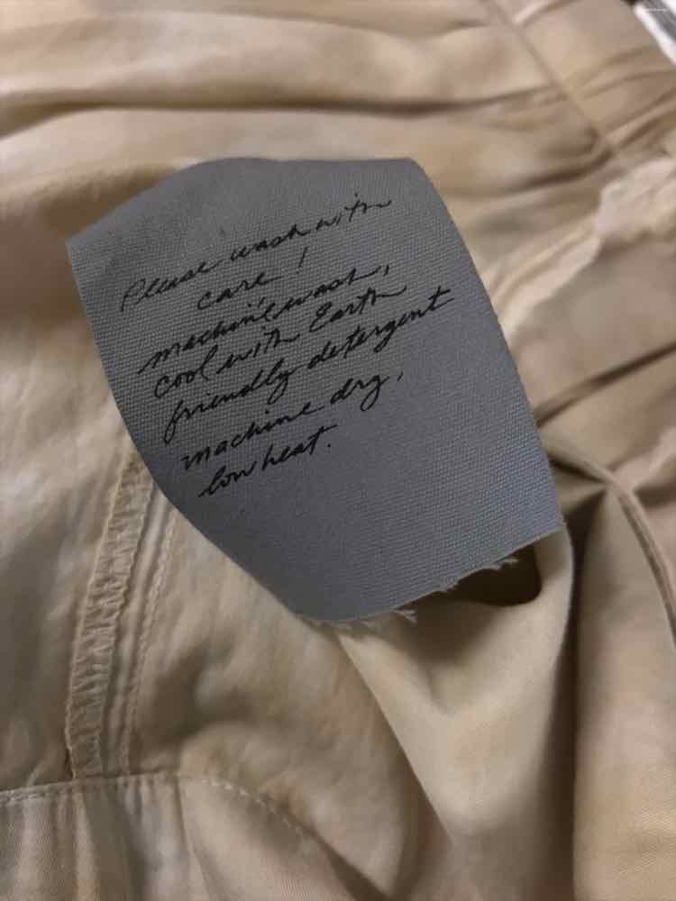 Raquel Allegra Size S Tan & White Pants
