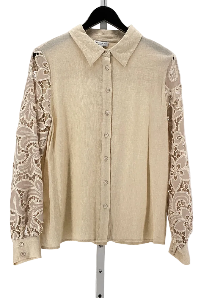 Current Air Size M Tan Shirt