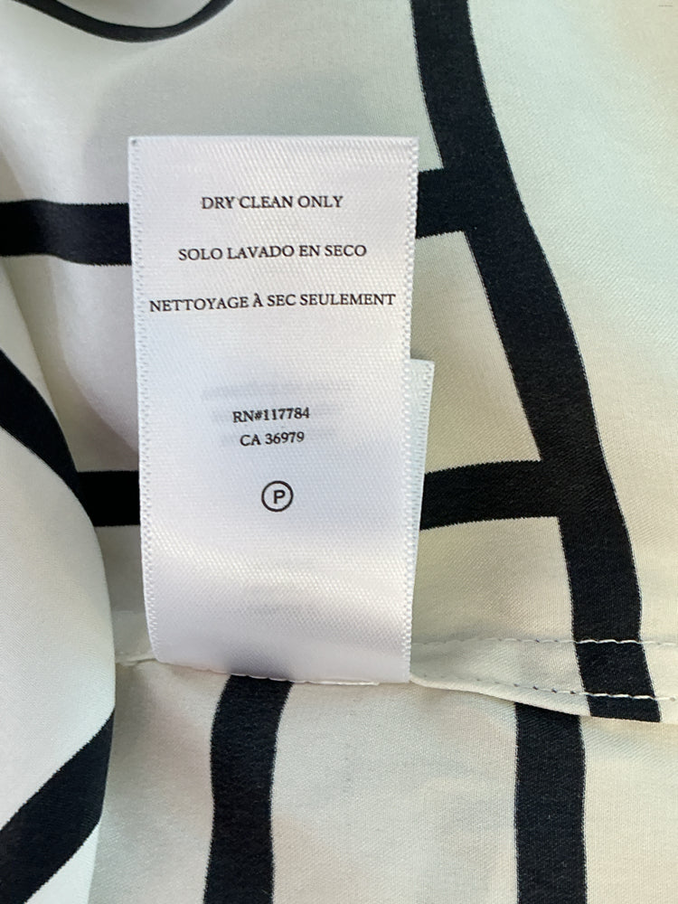 Rails Size S Black & White Shirt