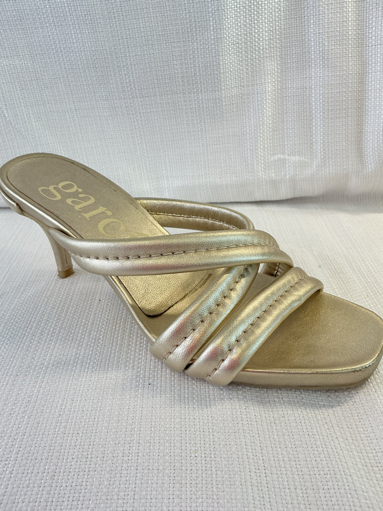 pedro garcia Shoe Size 10 Gold Heels