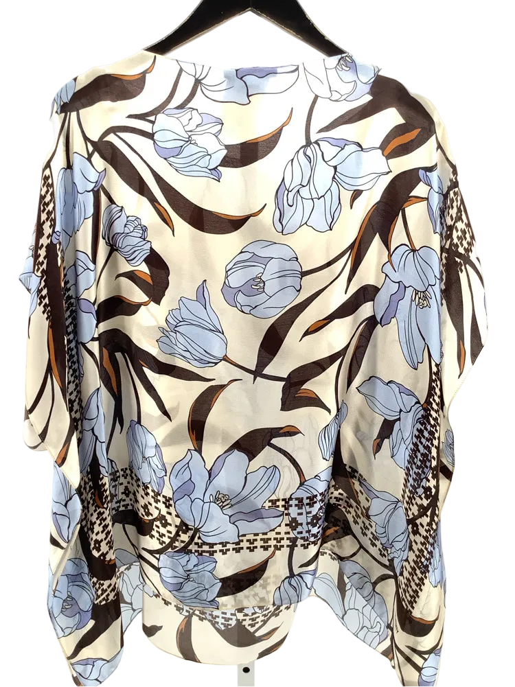 Seventy Venezia Size M Blue Multi Shirt