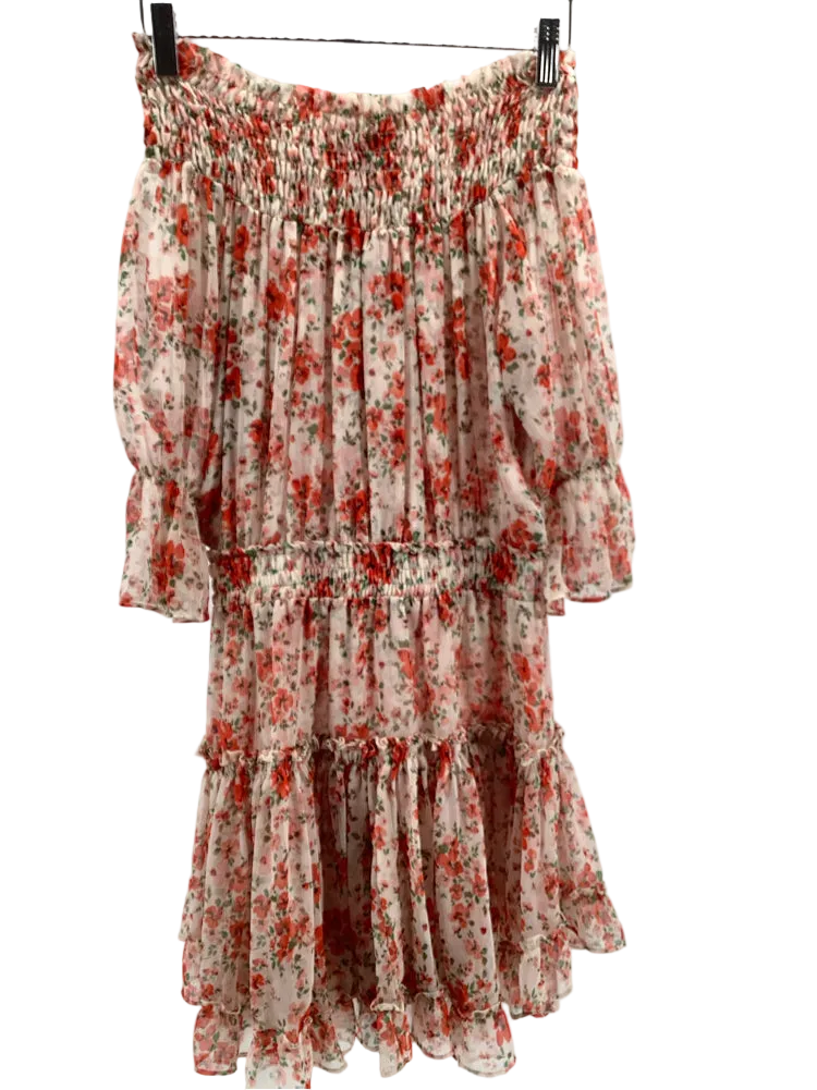 Misa Size S Orange Multi Darla Dress