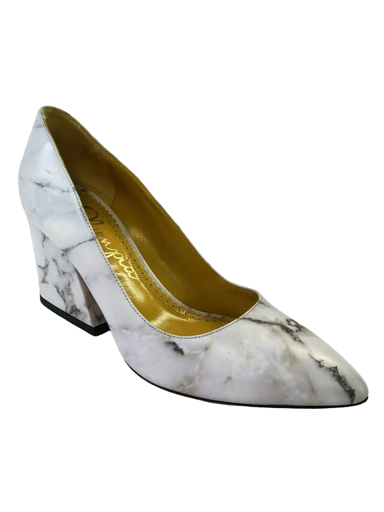 Charlotte Olympia Shoe Size 6 Gray & Black Heels
