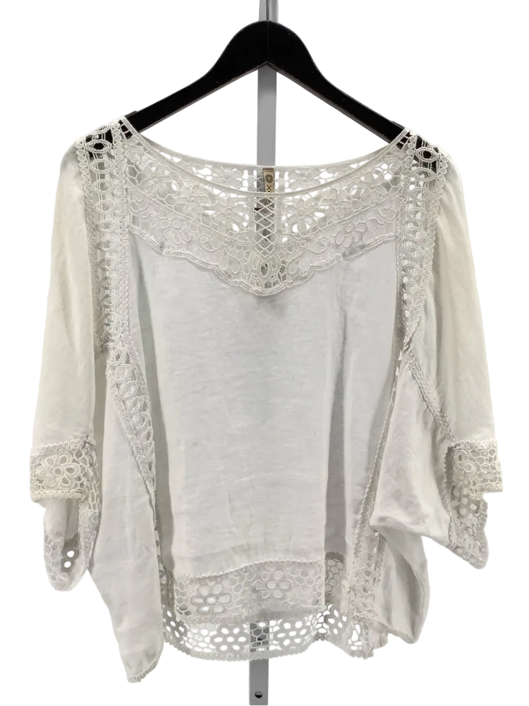 Xcvi Size M White Shirt
