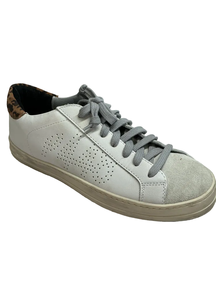 P448 Shoe Size 9.5 White multi John low top Sneakers