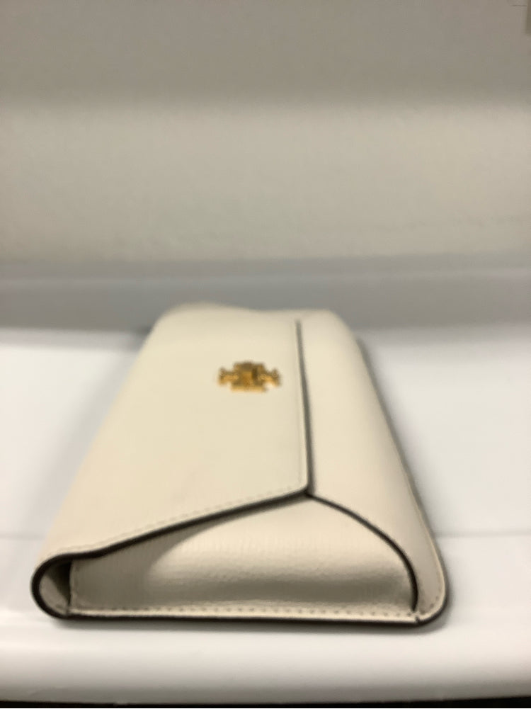 Tory Burch White Kira Clutch