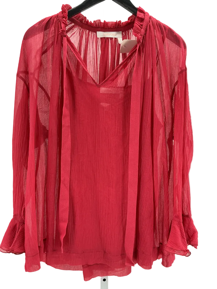 See by Chloe Size M Raspberry Shirt