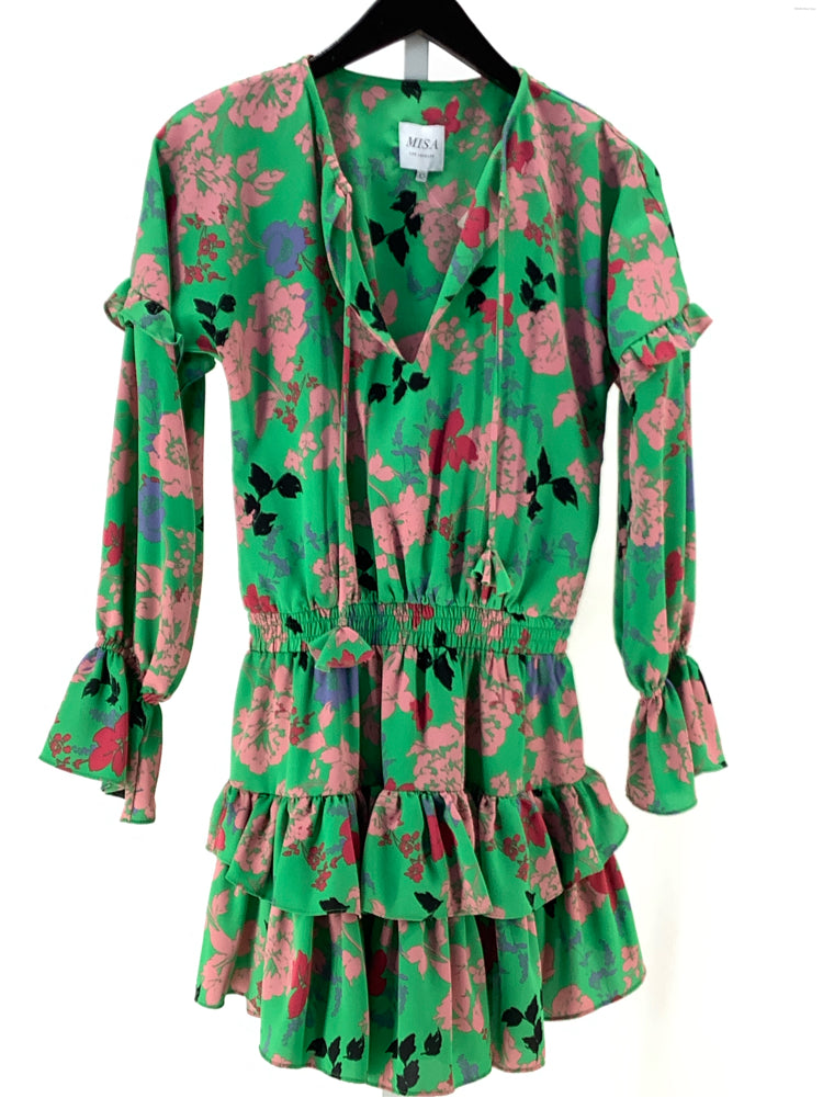 Misa Size XS Green multi Dress
