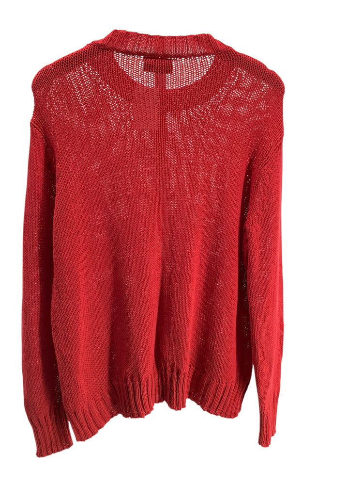 Wooden Ships Size s/m Red Sweater