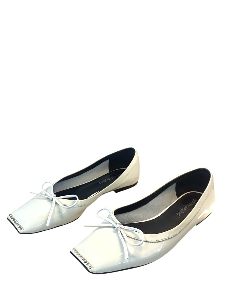 Jeffery Campbell Shoe Size 7.5 White Flats