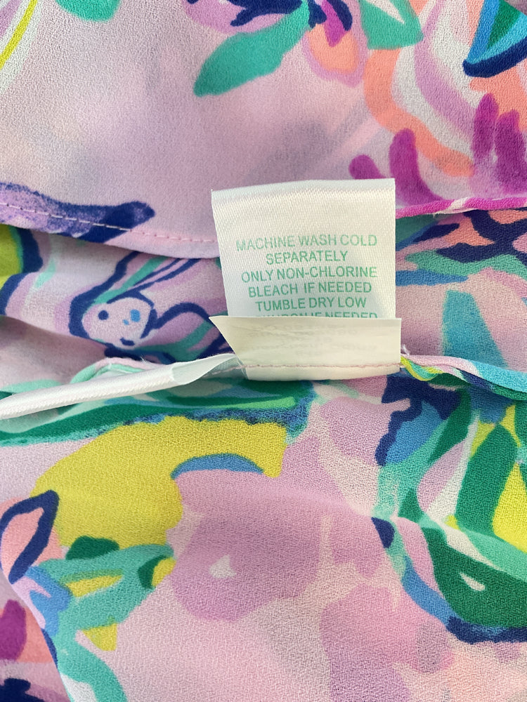Lilly Pulitzer Size L Pink multi Dress