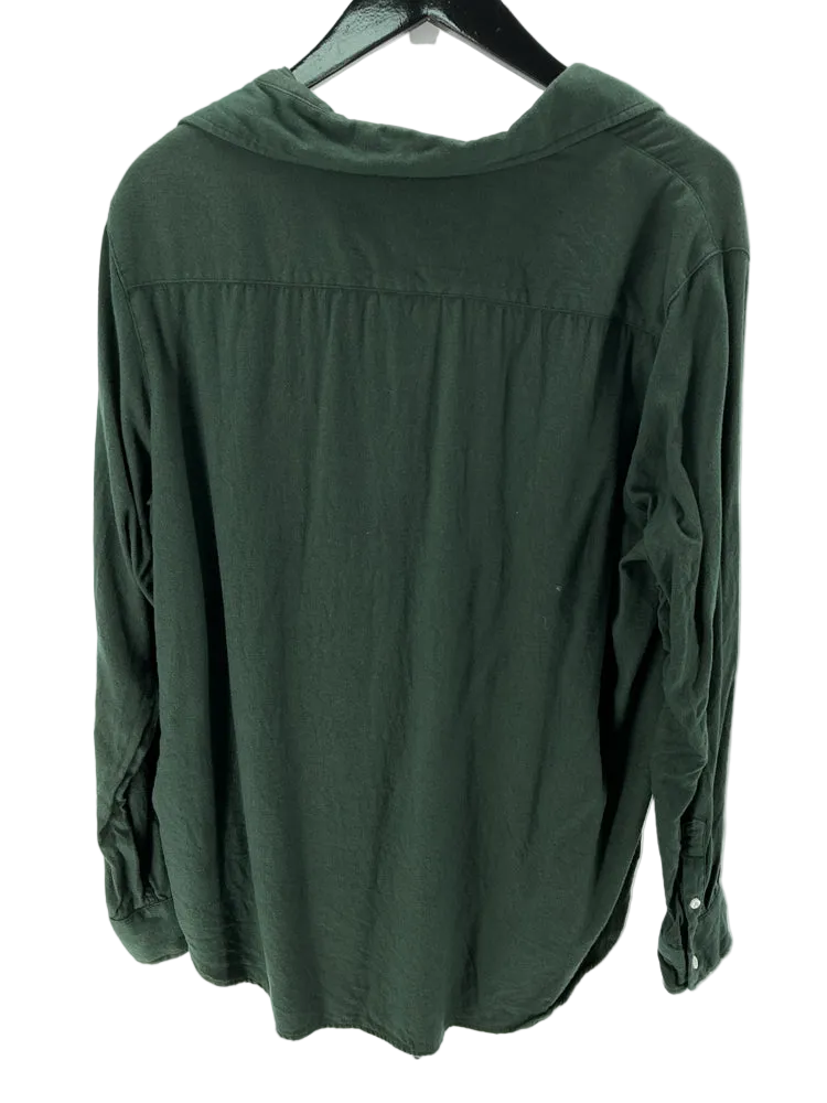 Frank & Eileen Size M Green Shirt