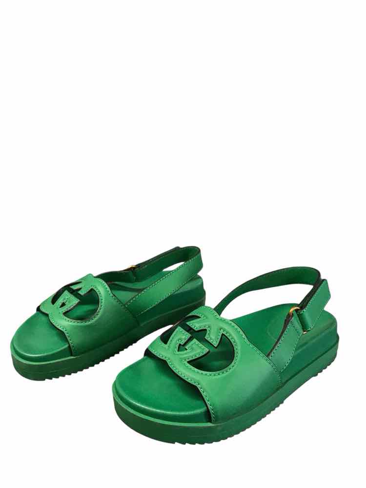 Gucci Shoe Size 7.5 Green Sandals
