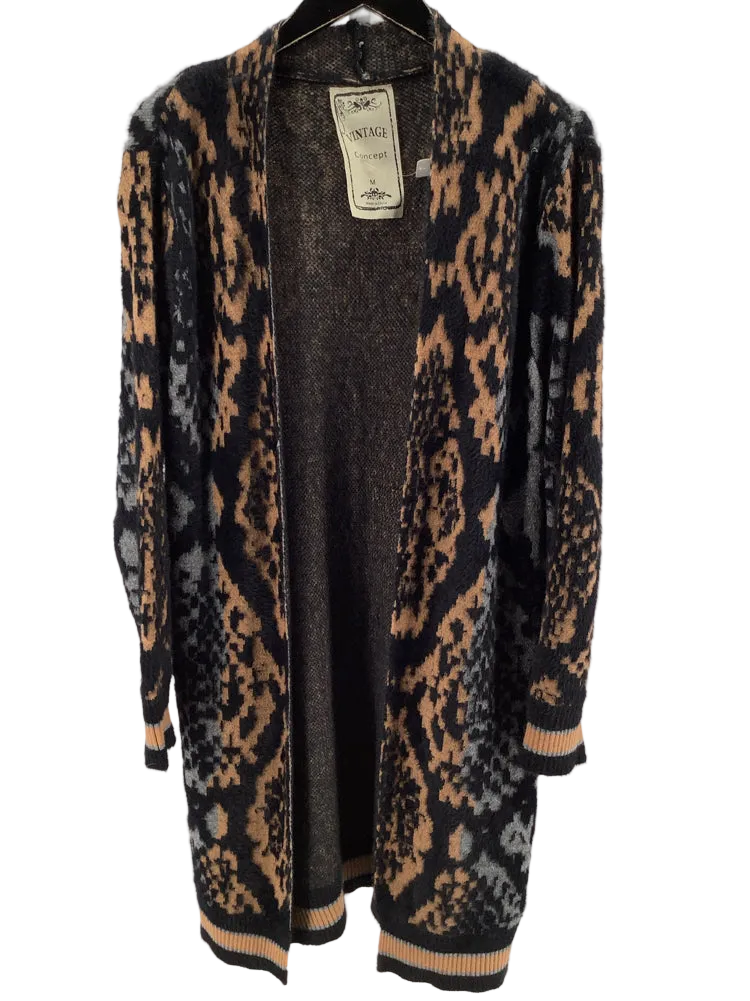 Vintage Concepts Size M Navy multi Sweater