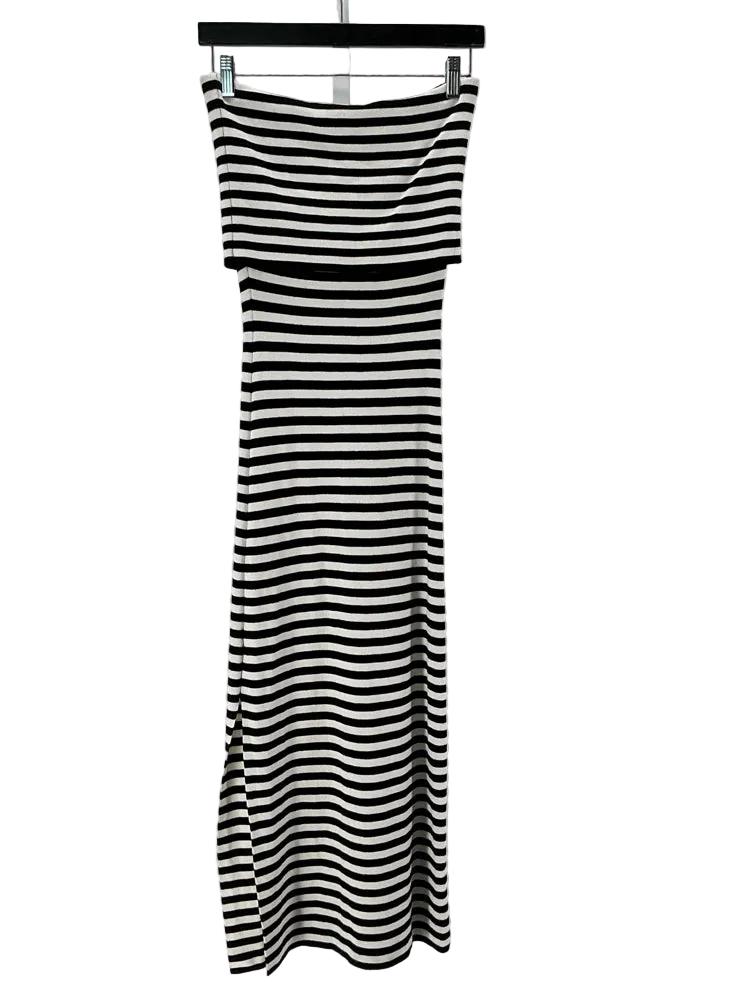 Evereve Size S Black & White Jane Dress