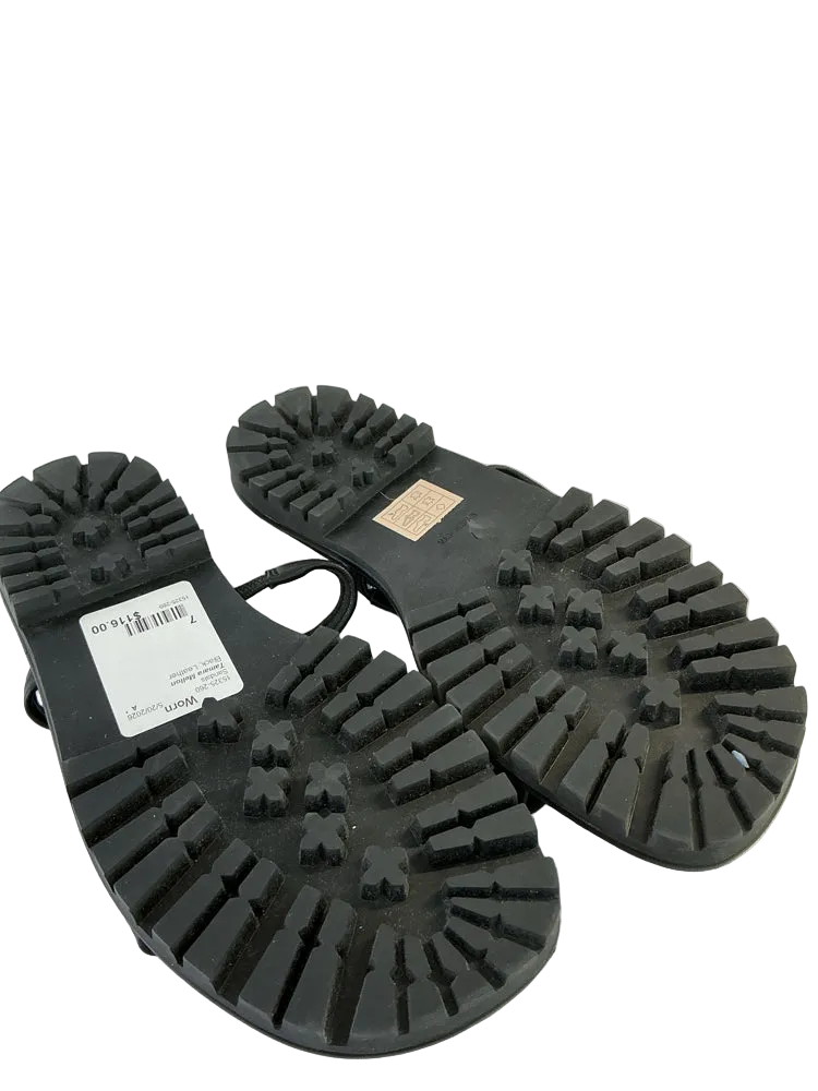 Tamara Mellon Shoe Size 7 Black Sandals