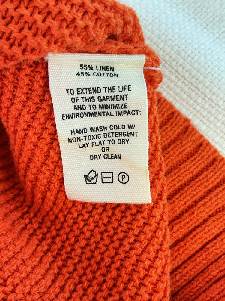 Alex Mill Size XS Orange Sweater
