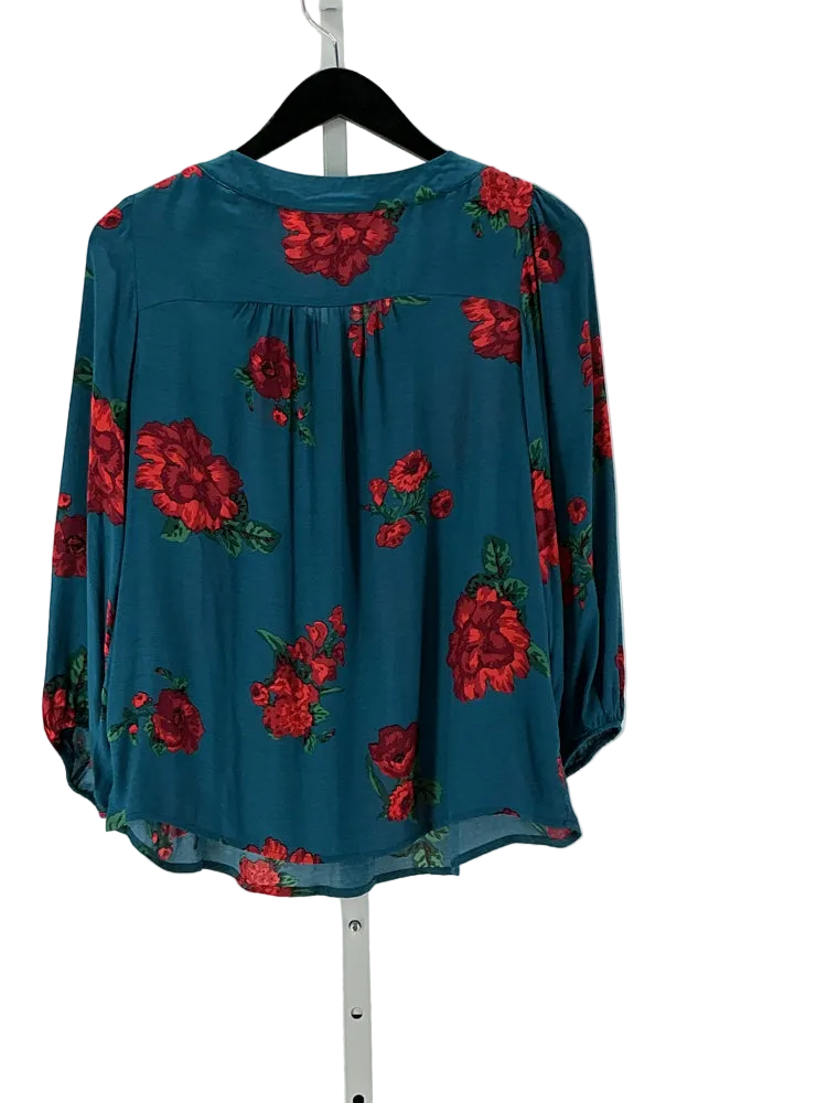 Maeve Size XS Blue Multi Shirt