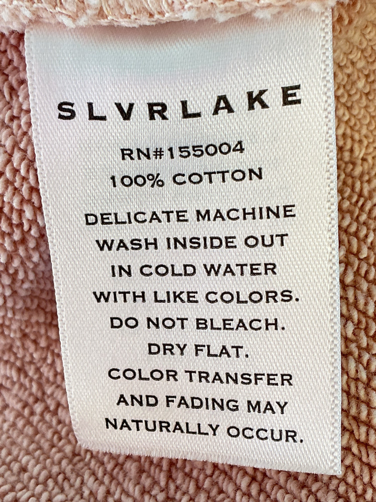 SLVRLAKE Size XS Peach Sweatshirt