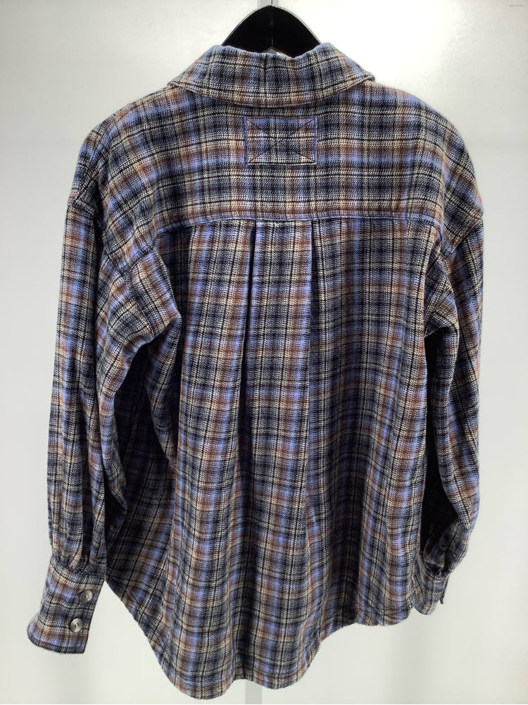 We The Free Size XS Blue Multi Ashley Shirt
