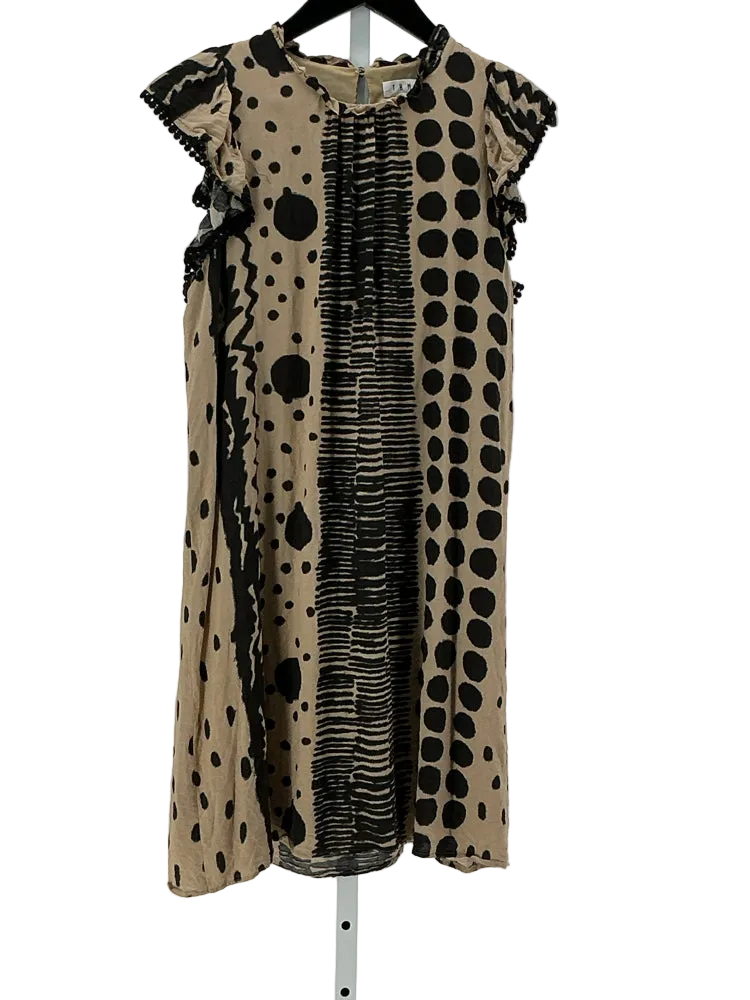 THML Size L Black & Tan Dress