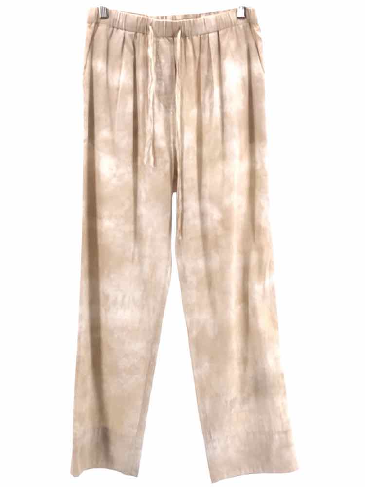 Raquel Allegra Size S Tan & White Pants