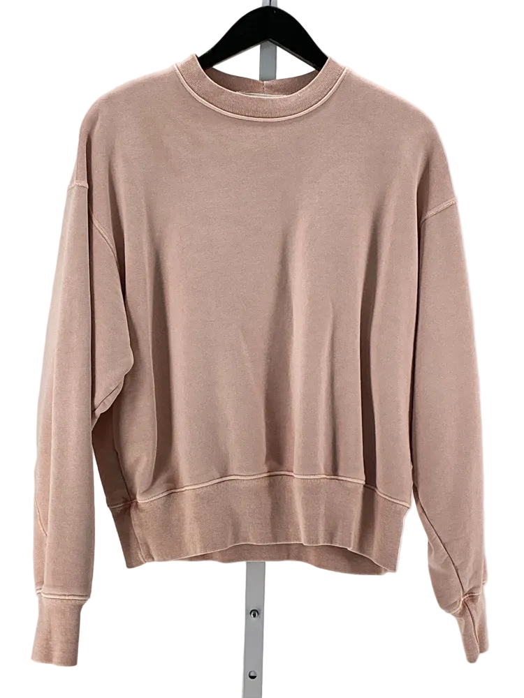 SLVRLAKE Size XS Peach Sweatshirt