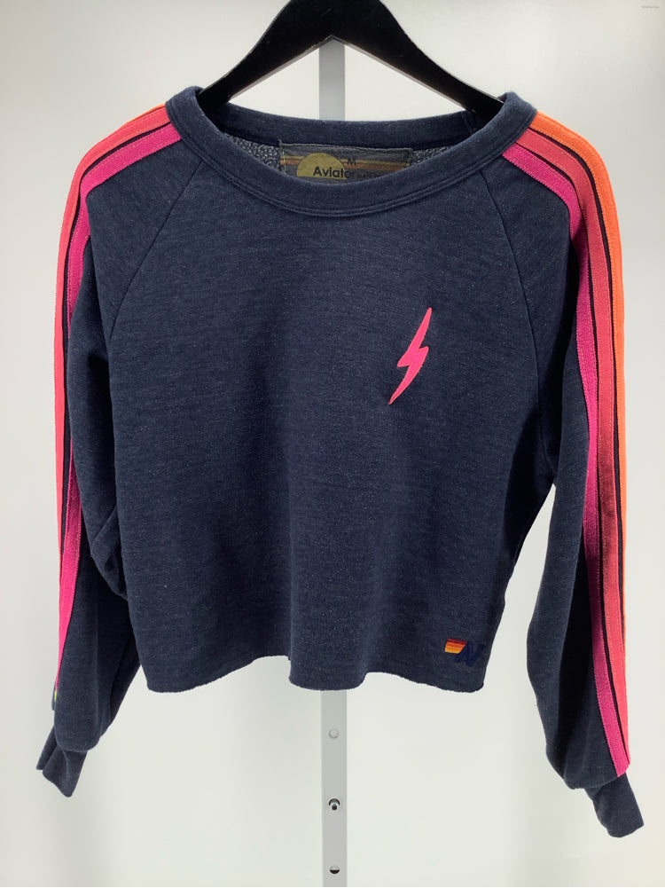 Aviator Nation Size M Navy multi Sweatshirt