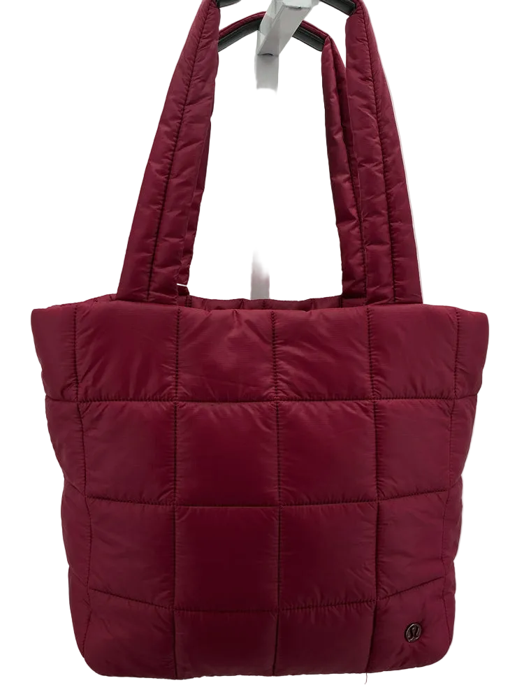 lululemon Raspberry Tote
