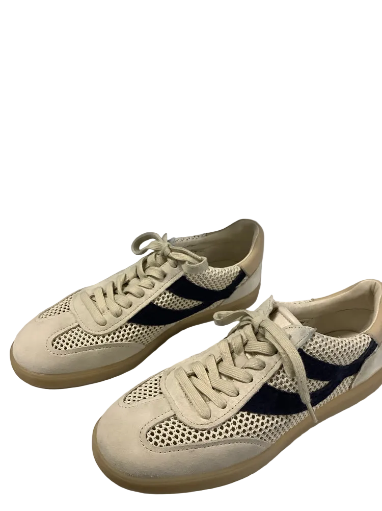 Vince Shoe Size 10 Tan & Navy Oasis Sneakers