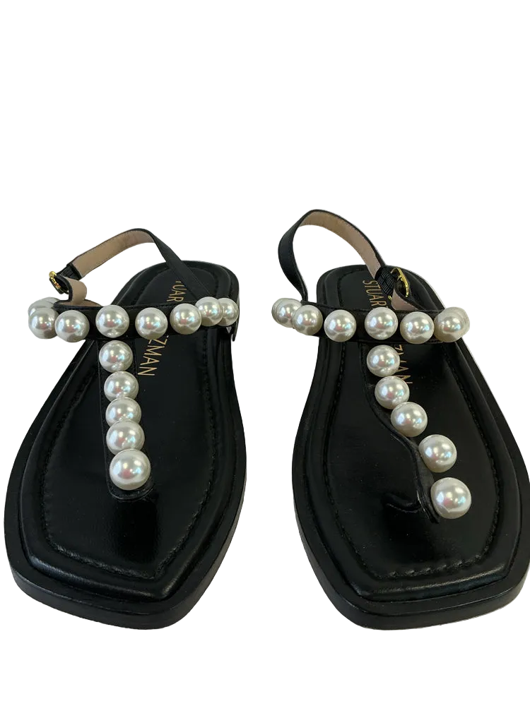 Stuart Weitzman Shoe Size 6 Black Sandals