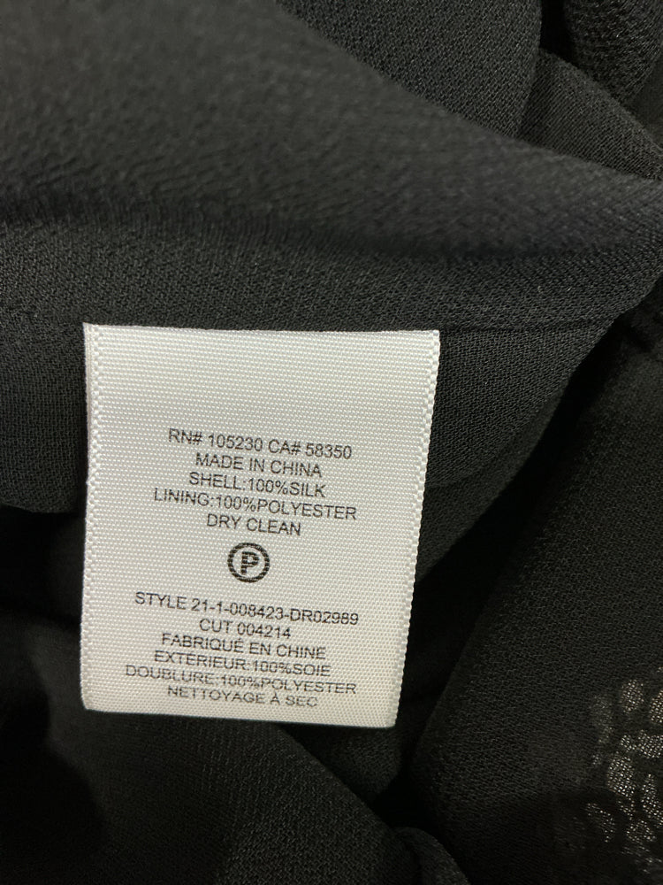 Joie Size M Black & Tan Provence Dress