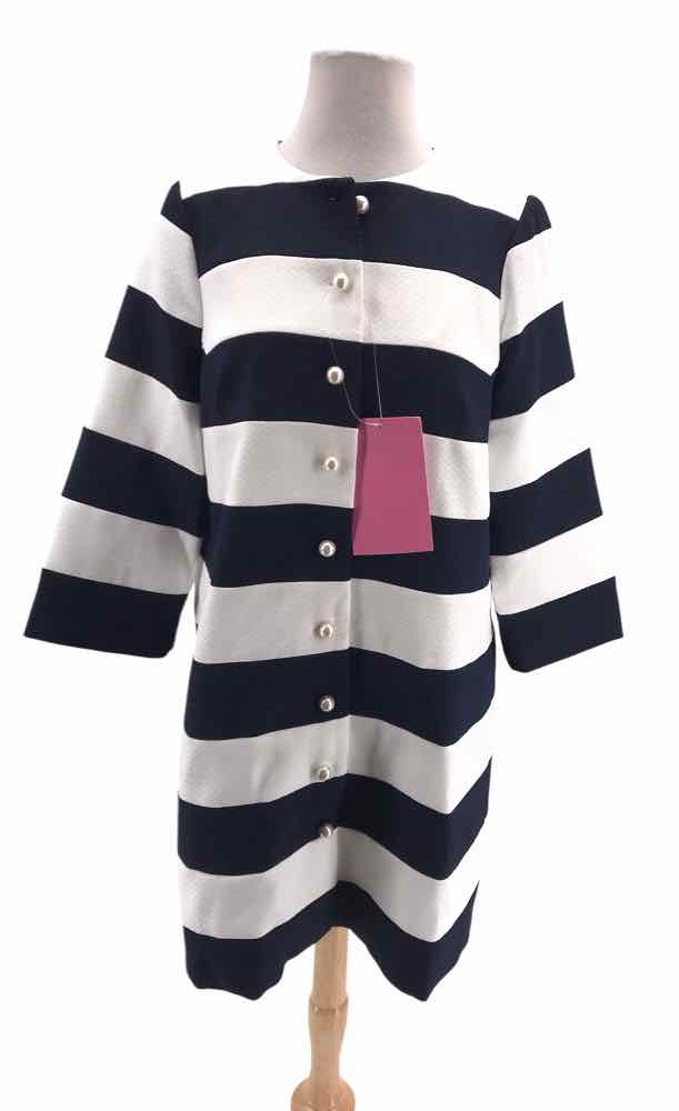 Tuckernuck Size S Navy & white Dress