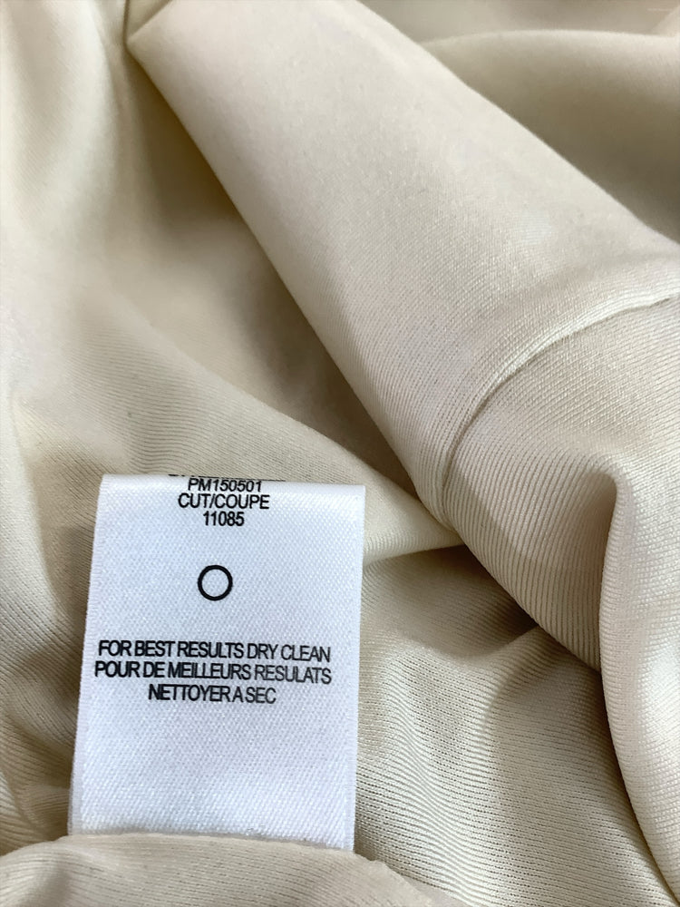 Halston Heritage Size 6 Cream Dress