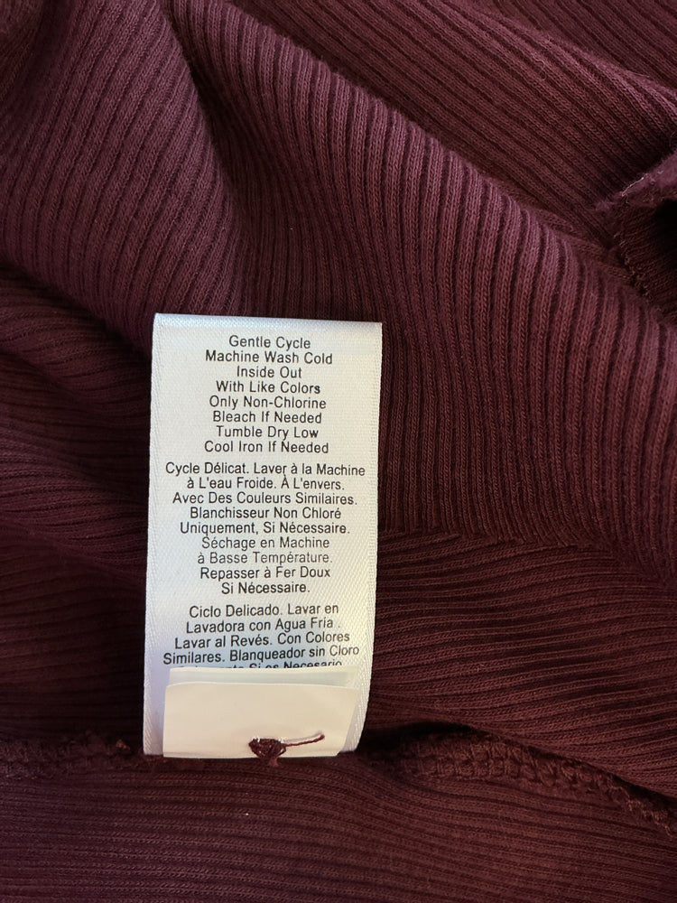 Nation Size S Burgundy Shirt
