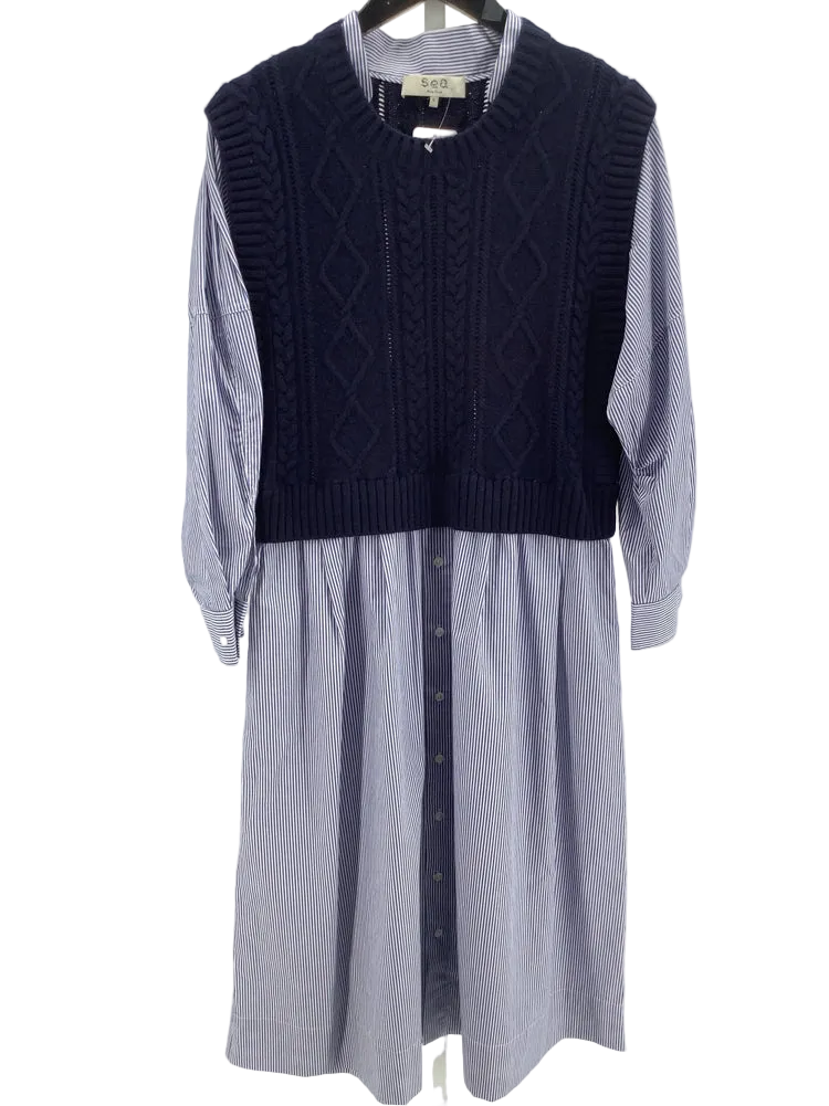 sea New York Size S Navy multi Caleb Dress