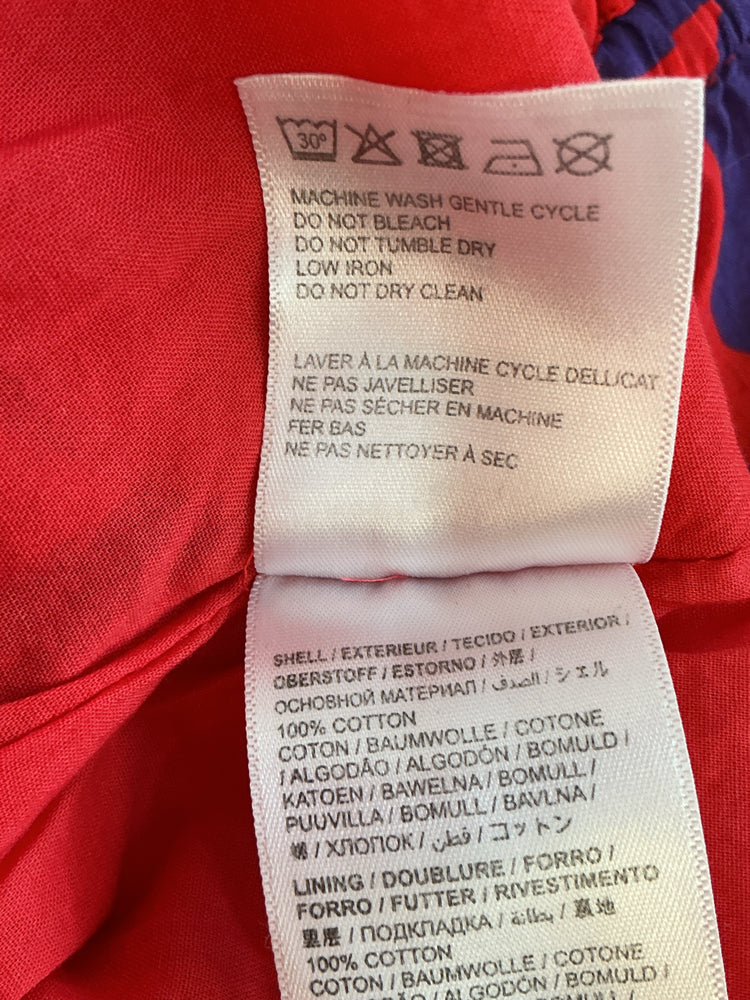 Farm Rio Size XS Red & Blue Dress