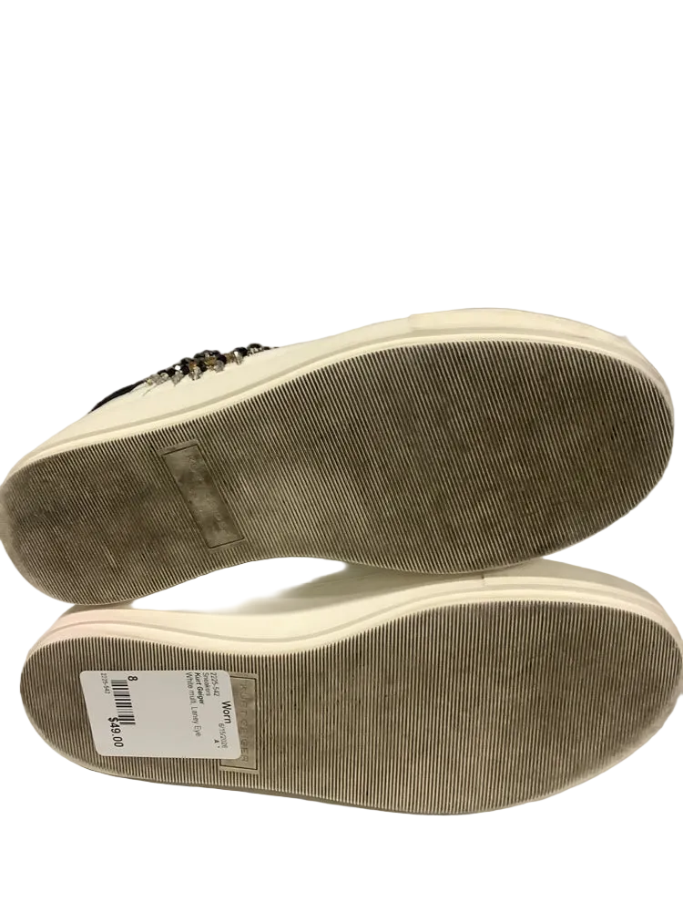Kurt Geiger Shoe Size 8 White multi Laney Eye Sneakers