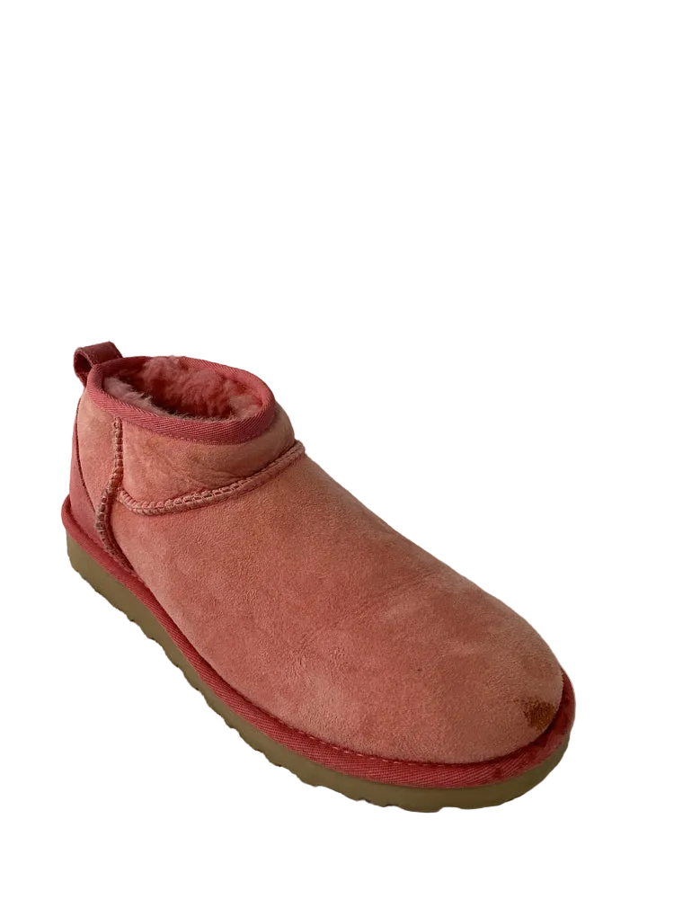 Ugg Shoe Size 8 Pink Ultra Mini Boots