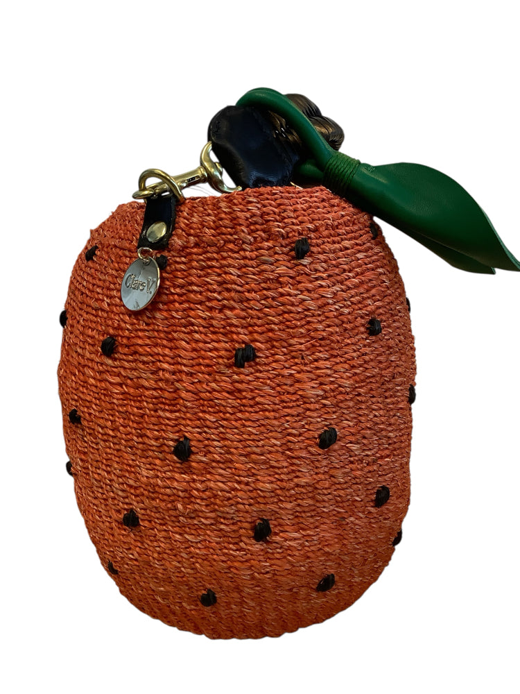 Clare V. Orange multi STRAWBERRY Handbags