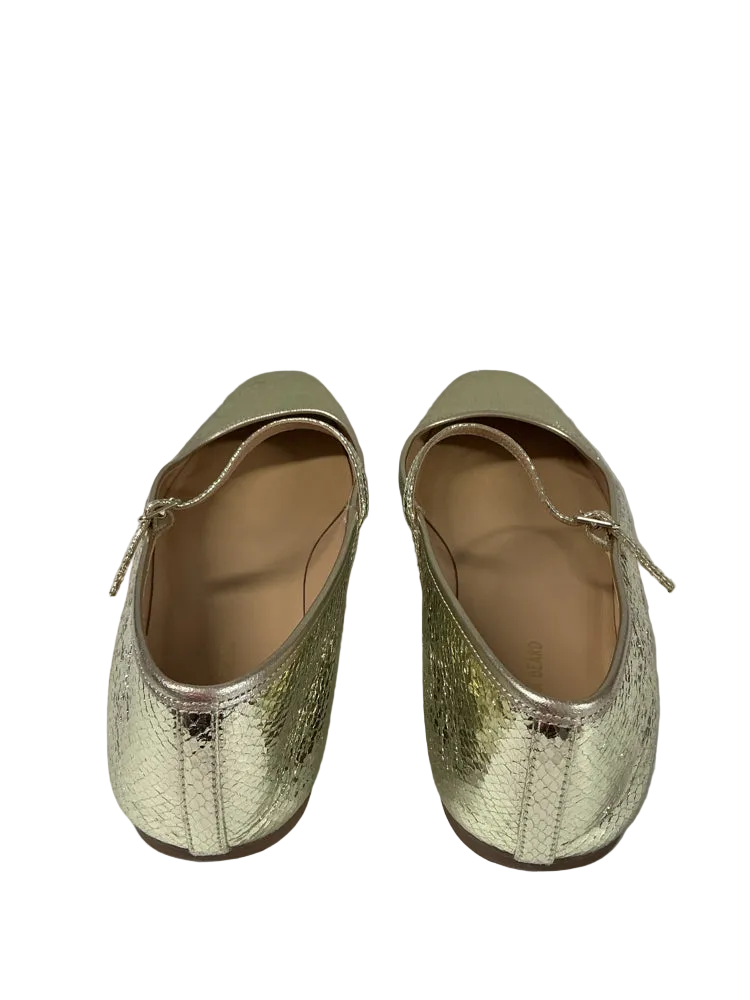 Veronica Beard Shoe Size 8.5 Gold Ellie Mary Jane