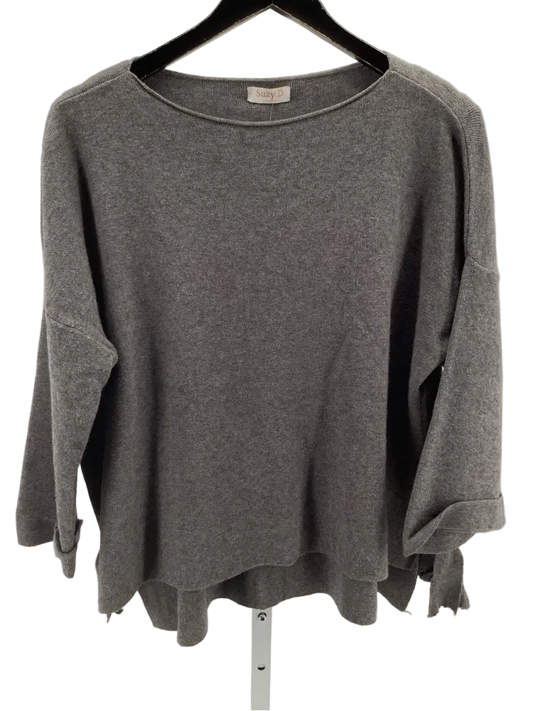 Suzy D Size s/m Gray Sweater