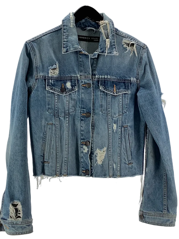 Veronica Beard Size M Blue Cara Jacket