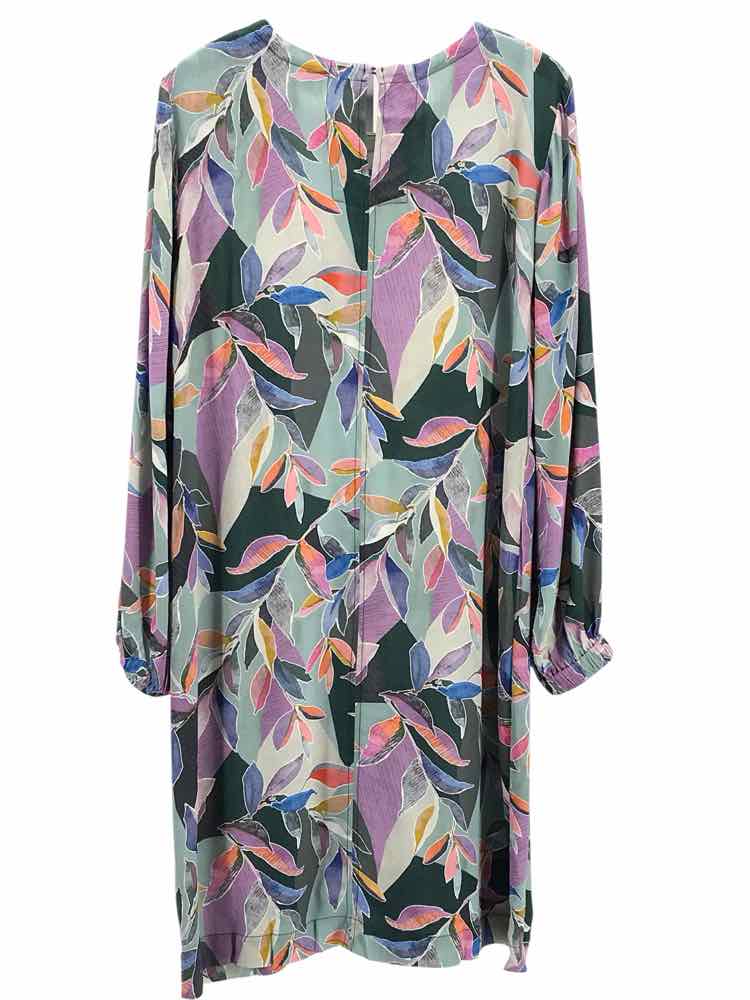 Foil Size 10 Green multi Dress