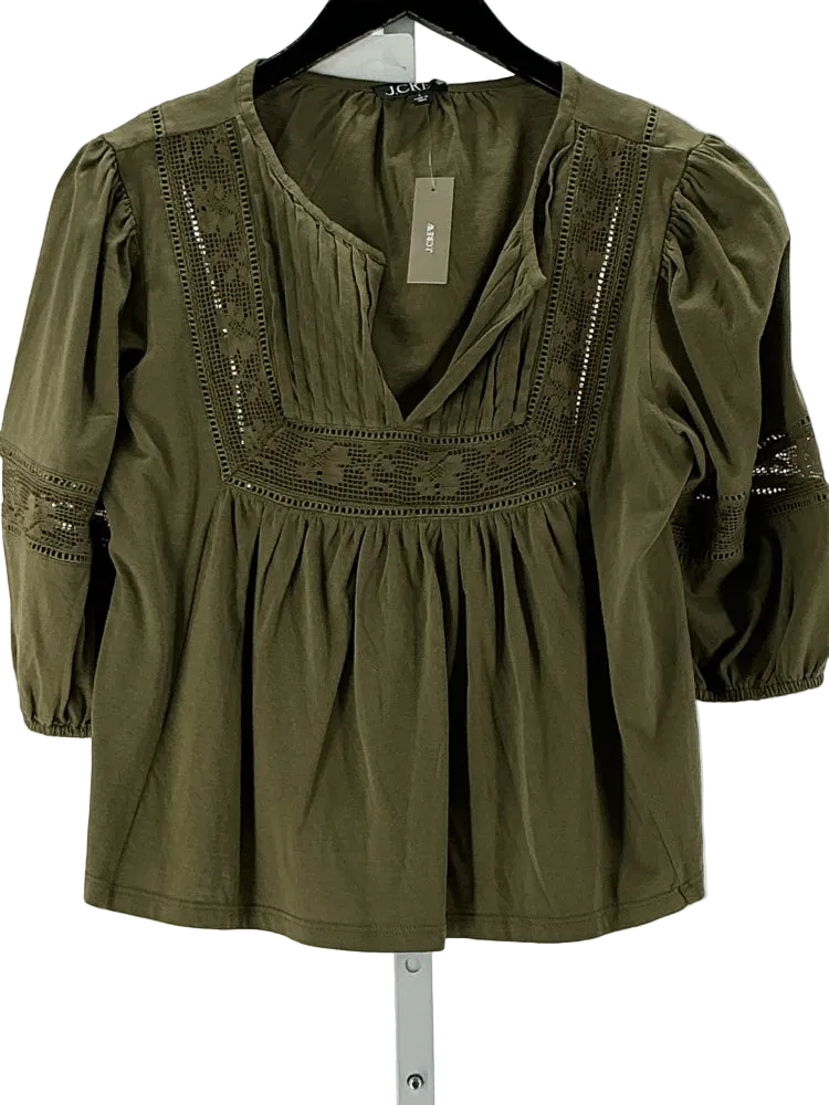 Jcrew Size S Green Shirt
