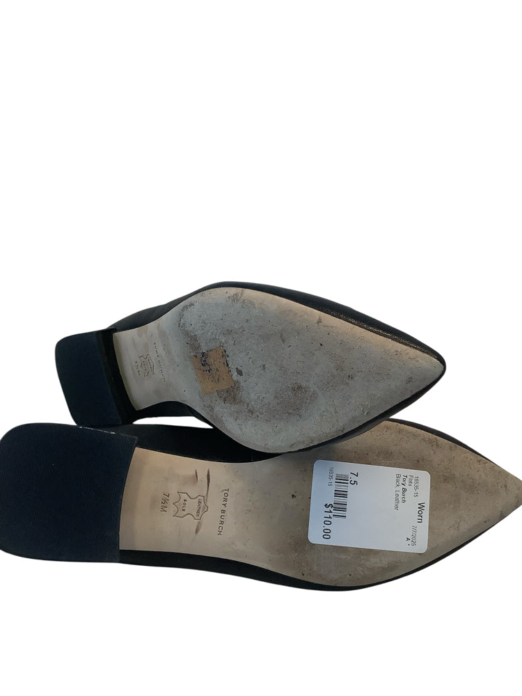 Tory Burch Shoe Size 7.5 Black Flats