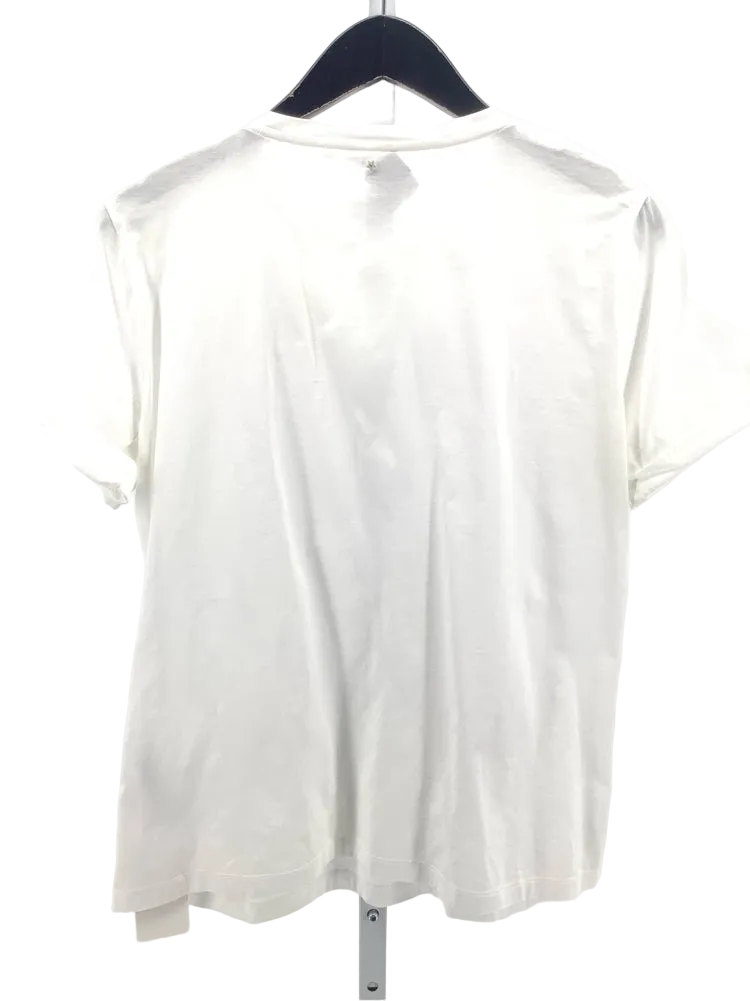 Lorena Antoniazzi Size L/XL White Shirt