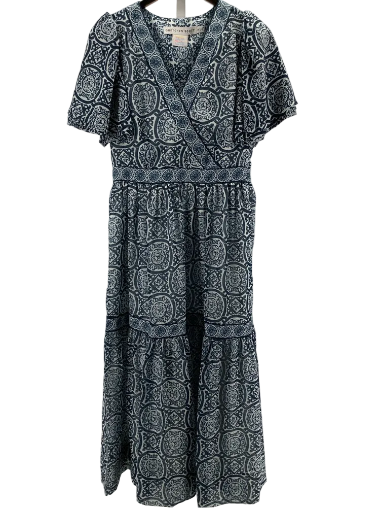 Gretchen Scott Size S Navy & white Dress